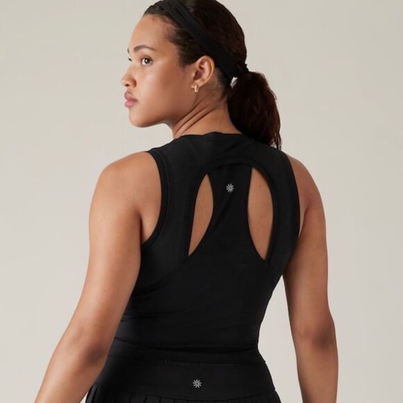 NWT Athleta Advantage Black Tank Size Large. - Picture 1 of 10